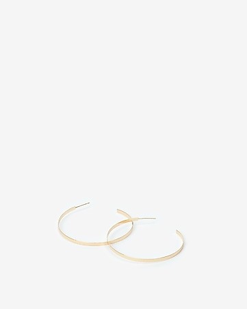 2" Metal Hoop Earrings | Express