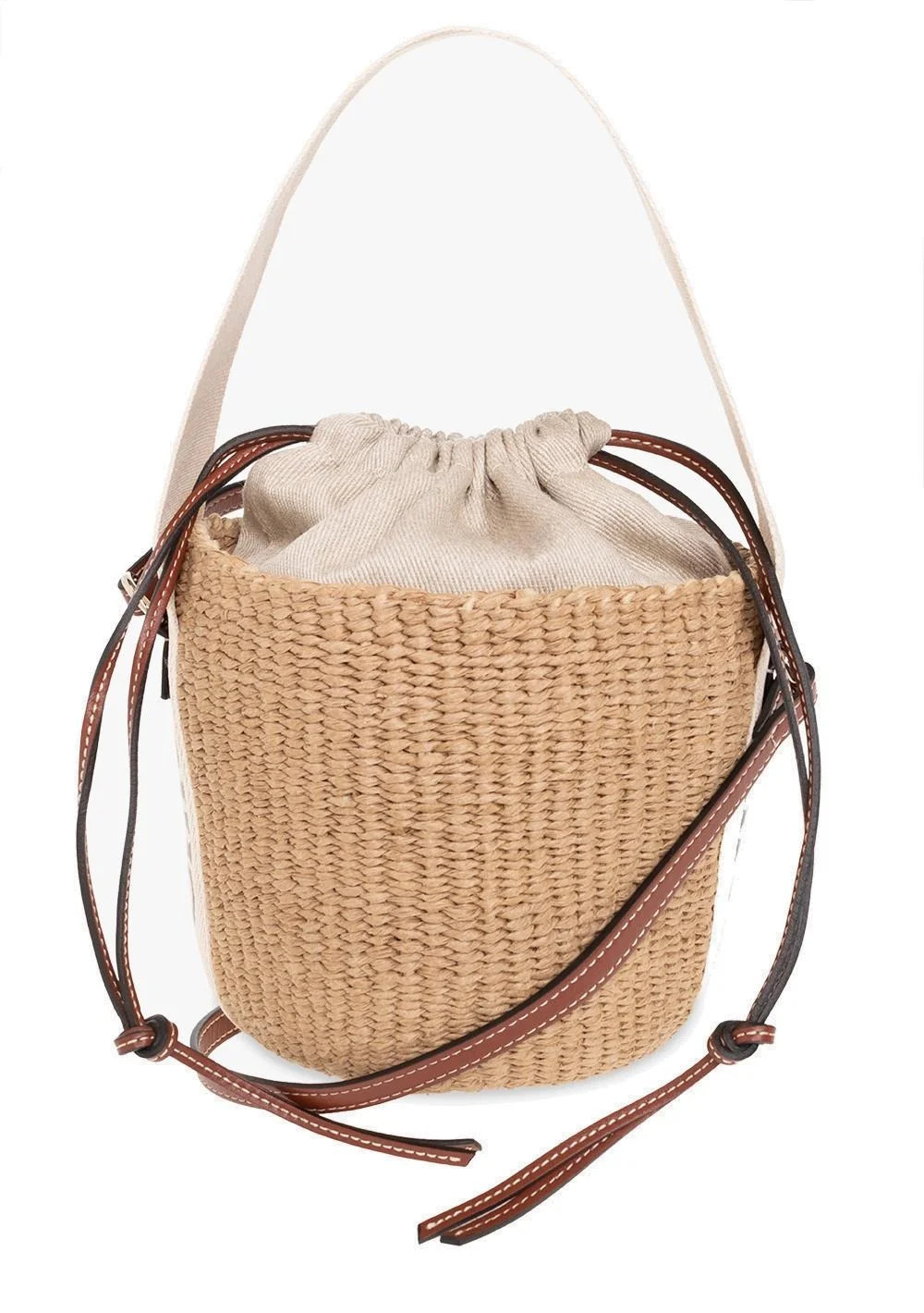 Chloé Woody Small Basket Tote Bag | Cettire Global