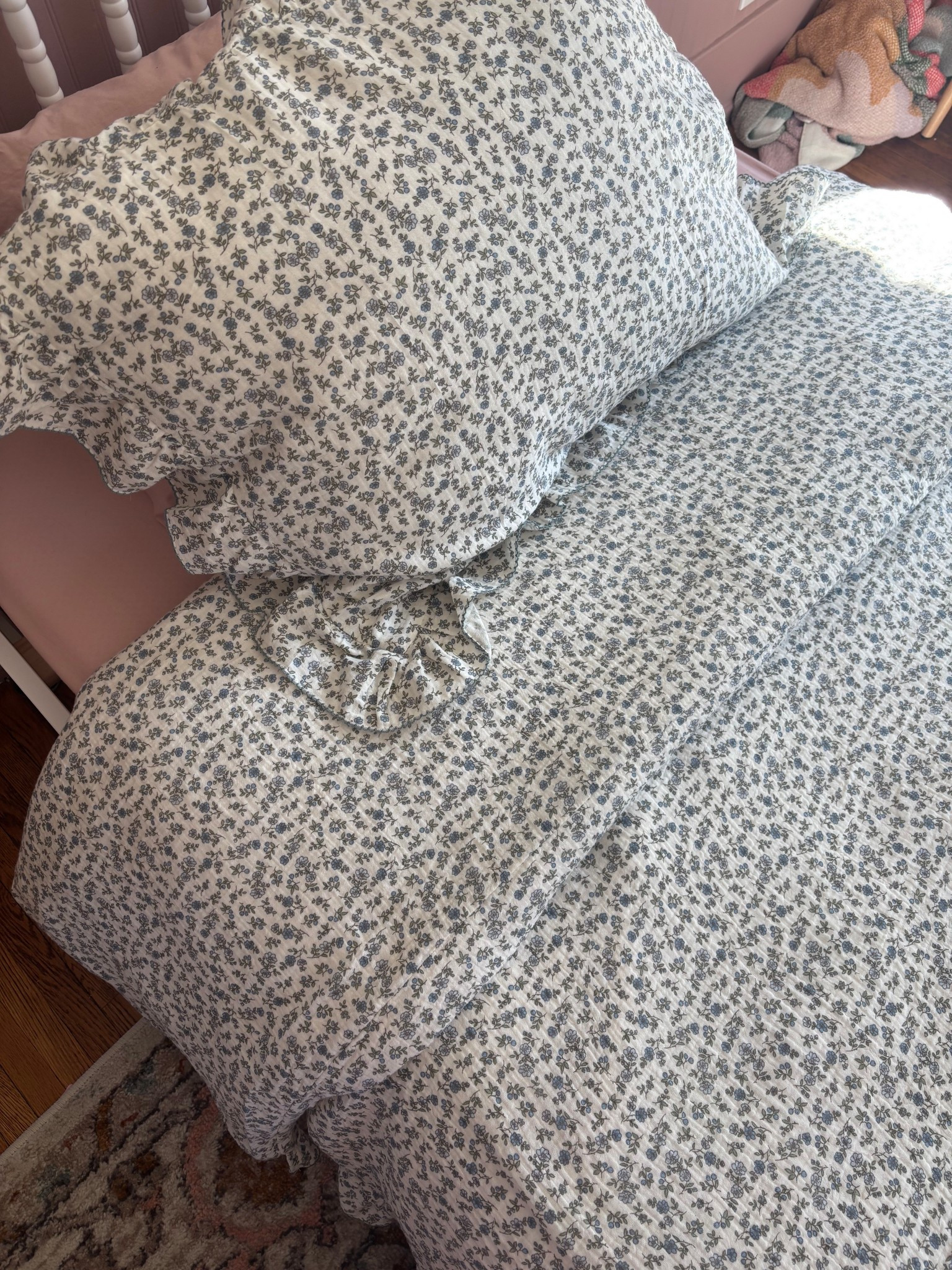 Charlott’s new big girl begging! 

100% cotton sheets 

#LTKHome