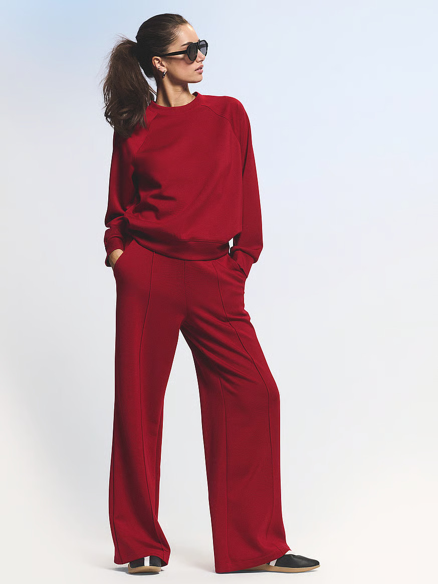 Buy VSX Winter Featherweight Knit 2-Piece Lounge Set, Ready Red - Order Gift Sets online - Victor... | Victoria's Secret (US / CA )