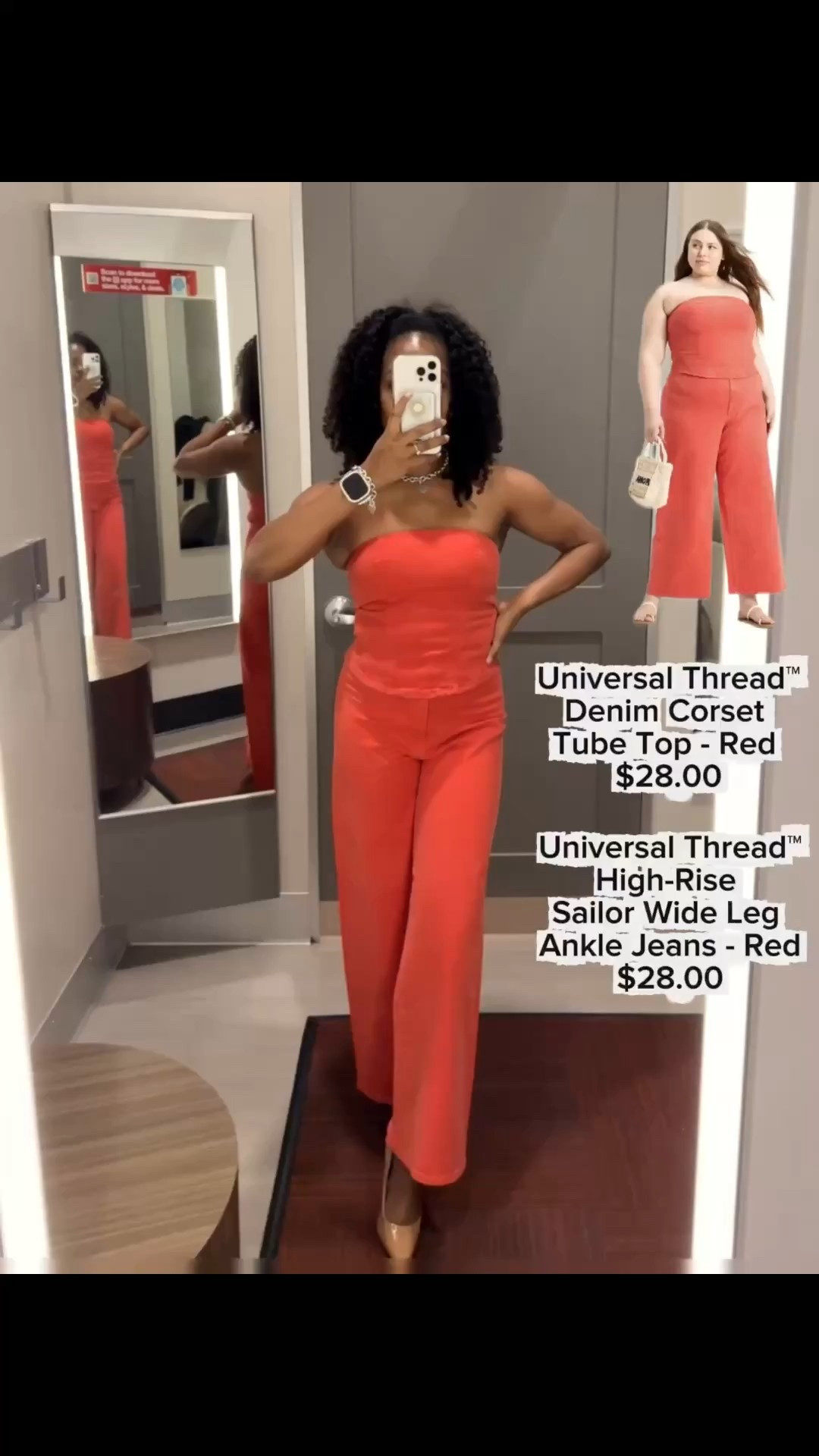 Denim, but make it fashion. ✨
•	Corset tube top hugs in all the right places
•	High-rise wide-leg jeans = relaxed, stylish comfort
Mix, match, and step out with confidence.

#LTKSeasonal #LTKStyleTip #LTKFindsUnder50