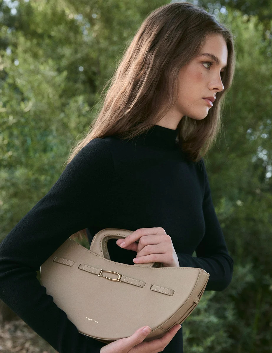 Mini Galope Taupe Bag by PARIS/64 | PARIS/64