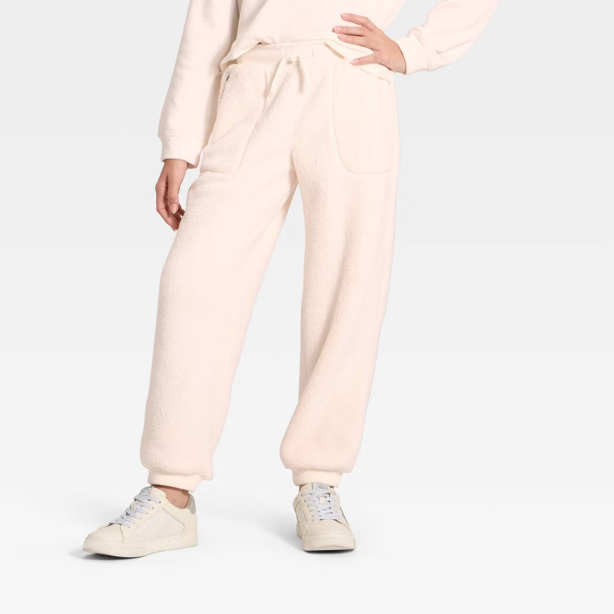 Girls' Faux Shearling Pants - All In Motion™ | Target