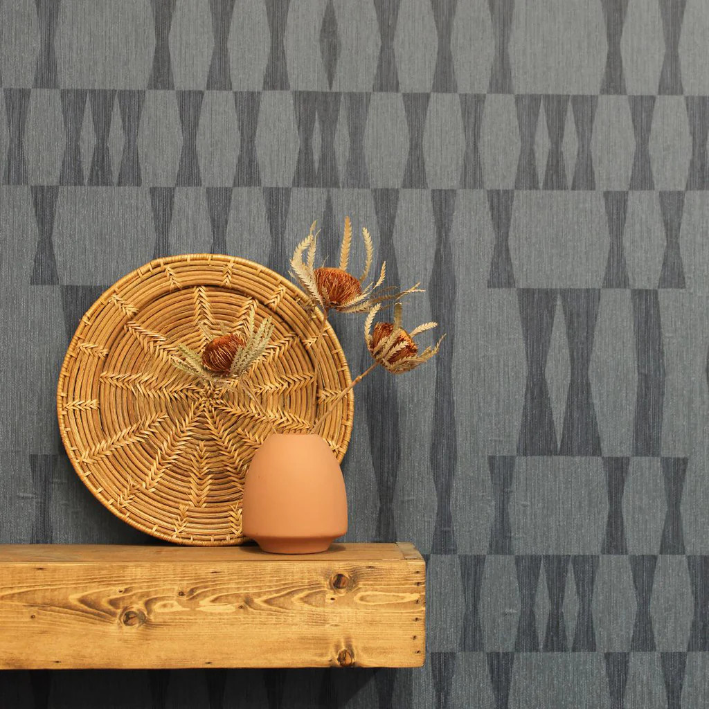 Grasscloth Geo Wallpaper | 2Modern (US)
