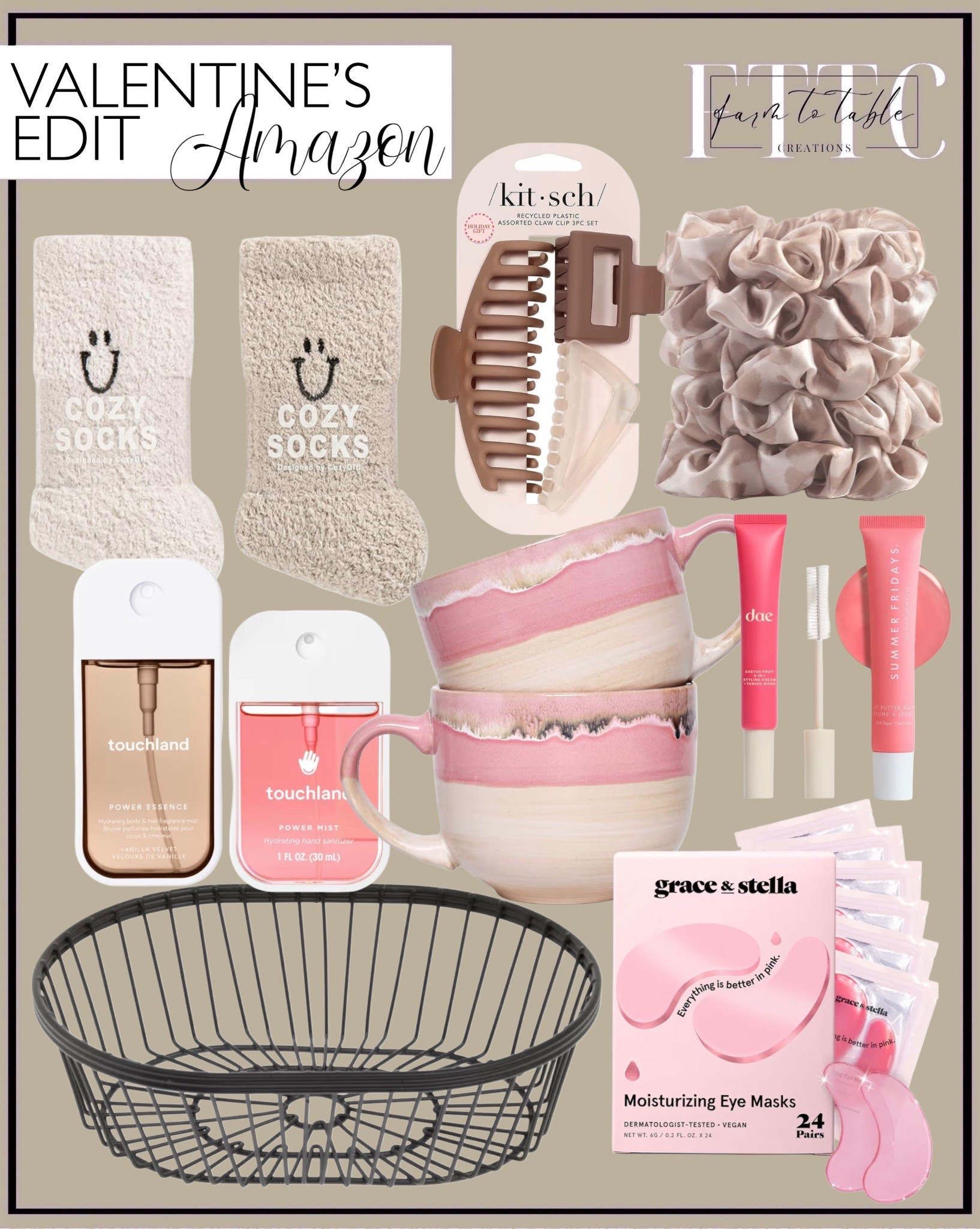 Valentine’s Amazon Finds | Cozy Valentine Gift Ideas for Her

Follow @farmtotablecreations on Instagram for daily home & lifestyle finds 🤍

This Valentine’s Amazon edit is all about cozy, feel-good little luxuries — the kind of gifts that feel thoughtful without trying too hard. From ultra-soft cozy socks and neutral hair accessories to pink ceramic mugs, self-care beauty favorites, and everyday essentials you’ll actually use, these are perfect for Valentine’s Day gifting or treating yourself. I love pieces that feel simple, warm, and practical but still special — great for girlfriends, daughters, teens, or a sweet Galentine moment. Everything is easy to style, easy to love, and budget-friendly.

#valentinesamazon #valentinesgiftideas #cozygifts #giftideasforher #amazonfavorites #amazonfinds #valentinesdaygifts #selfcaregifts #cozyhome #neutralstyle #everydayluxury #affordablegifts

#LTKBeauty #LTKSaleAlert #LTKselfcare