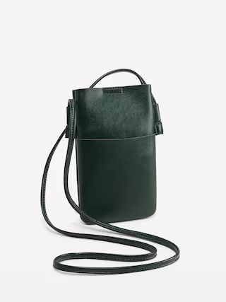 Faux Leather Crossbody Bag for Women | Old Navy (US)