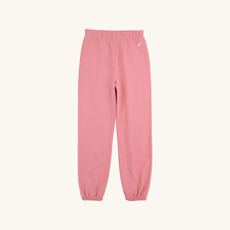 Gates Sweeney Sweatpants - Nantucket Red with Worth Avenue White Stork | The Beaufort Bonnet Company