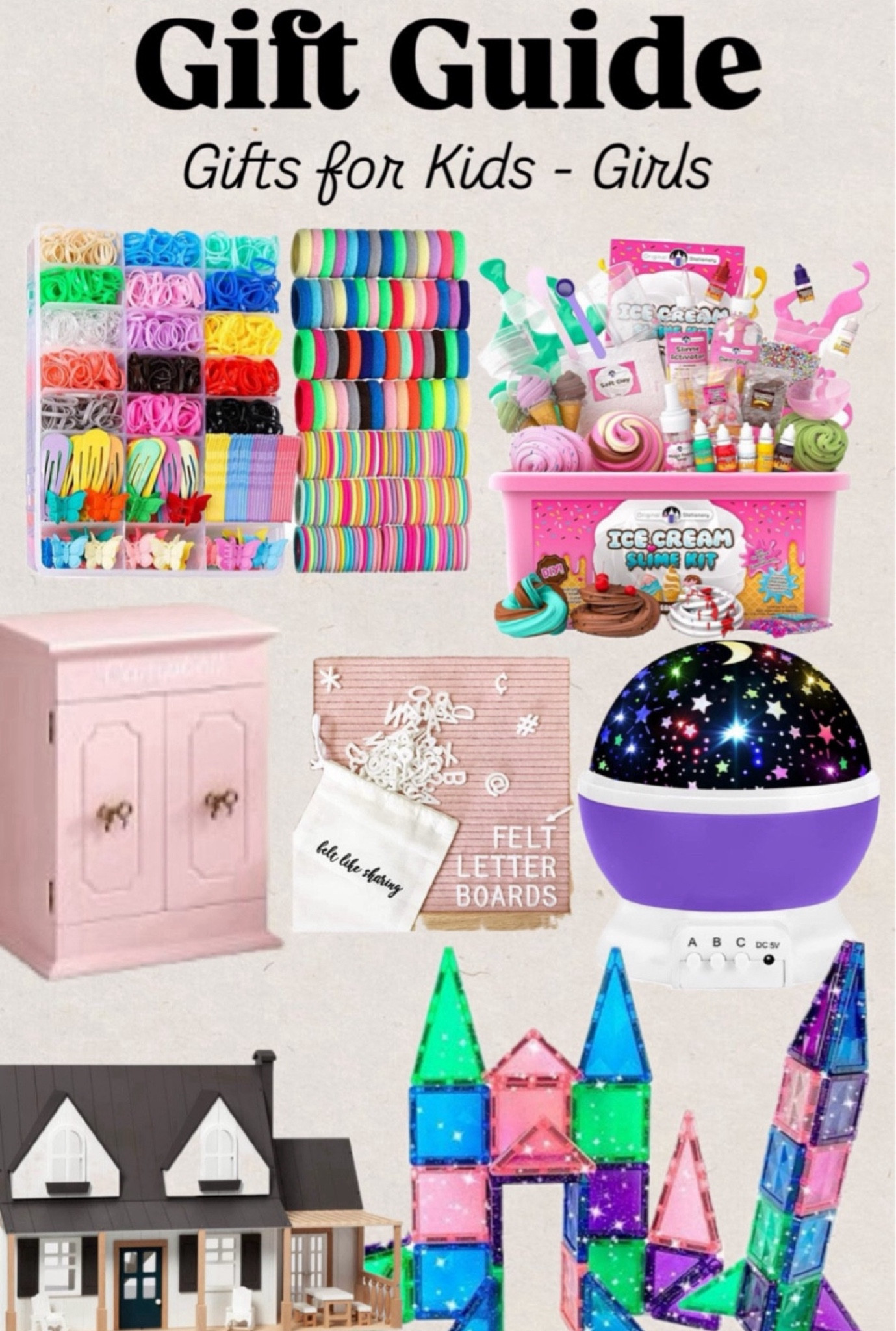 Gifts for kids
Gifts for girls
Tween gifts
Jewelry box
Bows
Slime
Bracelet making kit
Letterboard
Magnatiles
Dollhouse #LTKCyberWeek 

#LTKSaleAlert #LTKKids #LTKGiftGuide