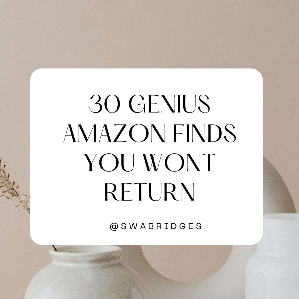 ✨30 genius amazon finds you won’t return! For your and your loved ones. #LTKGiftGuide

#LTKHome #LTKSaleAlert