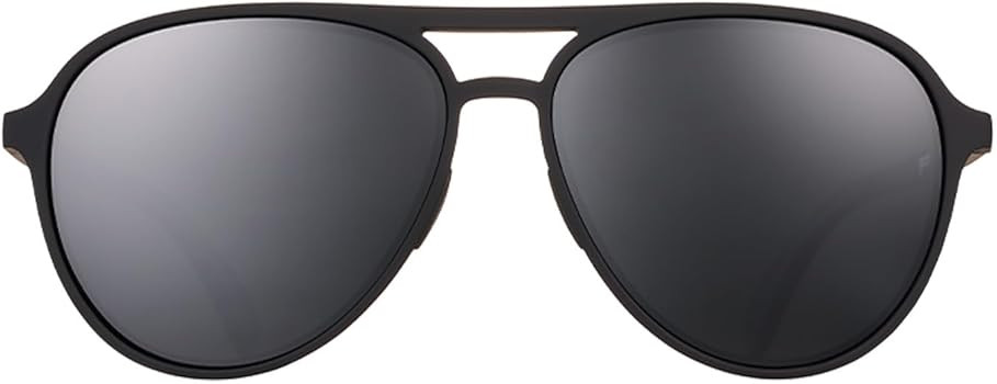 goodr Operation: Blackout Polarized Aviator Sunglasses for Men & Women, Large Sized (Mach G), Bla... | Amazon (US)