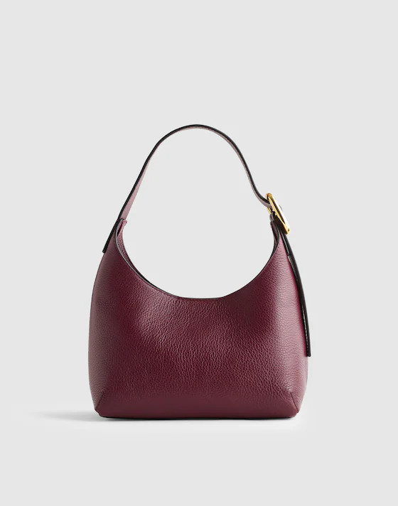 The Sculptural-Buckle Shoulder Bag | Madewell
