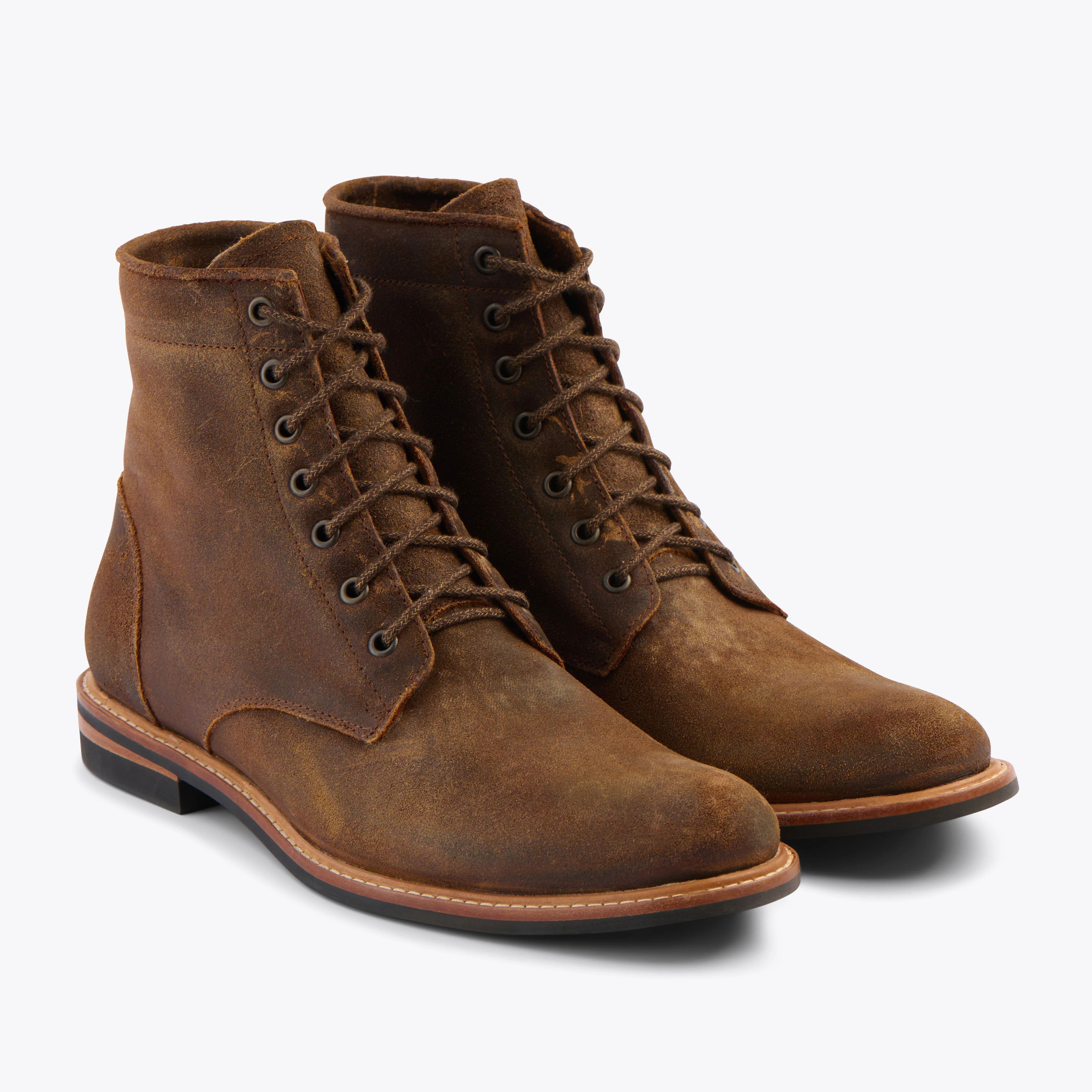 All-Weather Andres Boot Waxed Brown | Nisolo