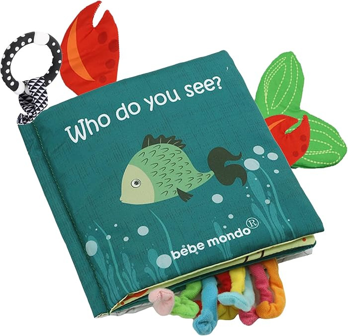 Fish Baby Book, Crinkle Books for Babies, Touch & Feel Soft Books, Infant Baby Toys 0-3 0-6 6-12 ... | Amazon (US)