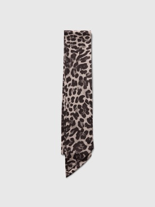 Recycled Satin Leopard Scarf | Gap (US)