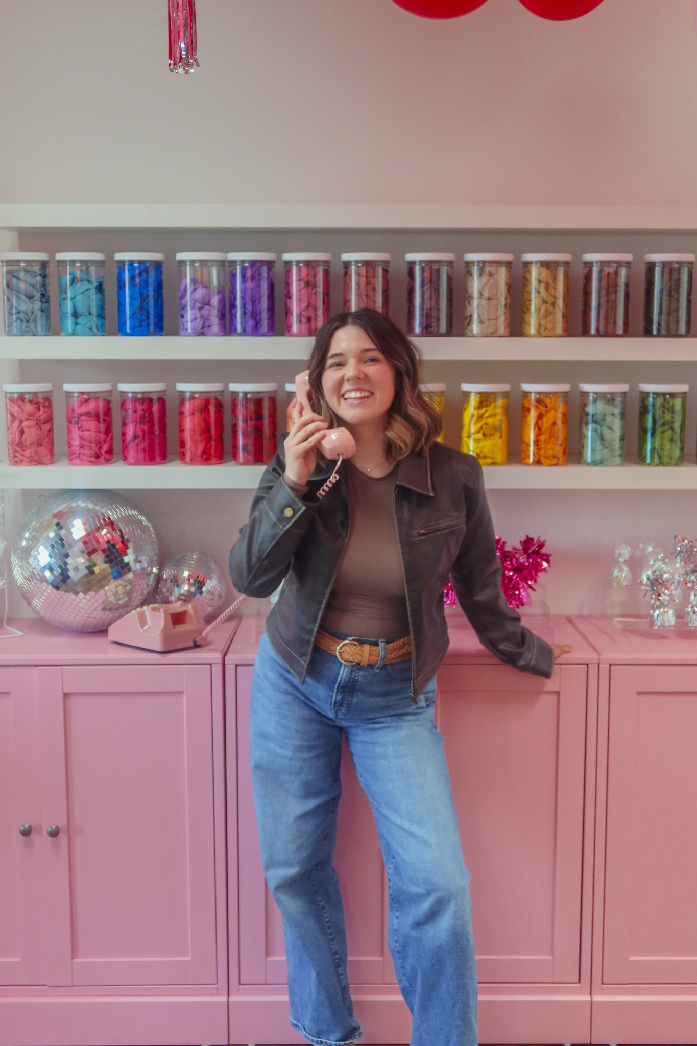 Revolve leather jacket
SKIMs top 
Madewell jeans 
Steve Madden boots 
JCrew braided brown belt 

#LTKStyleTip