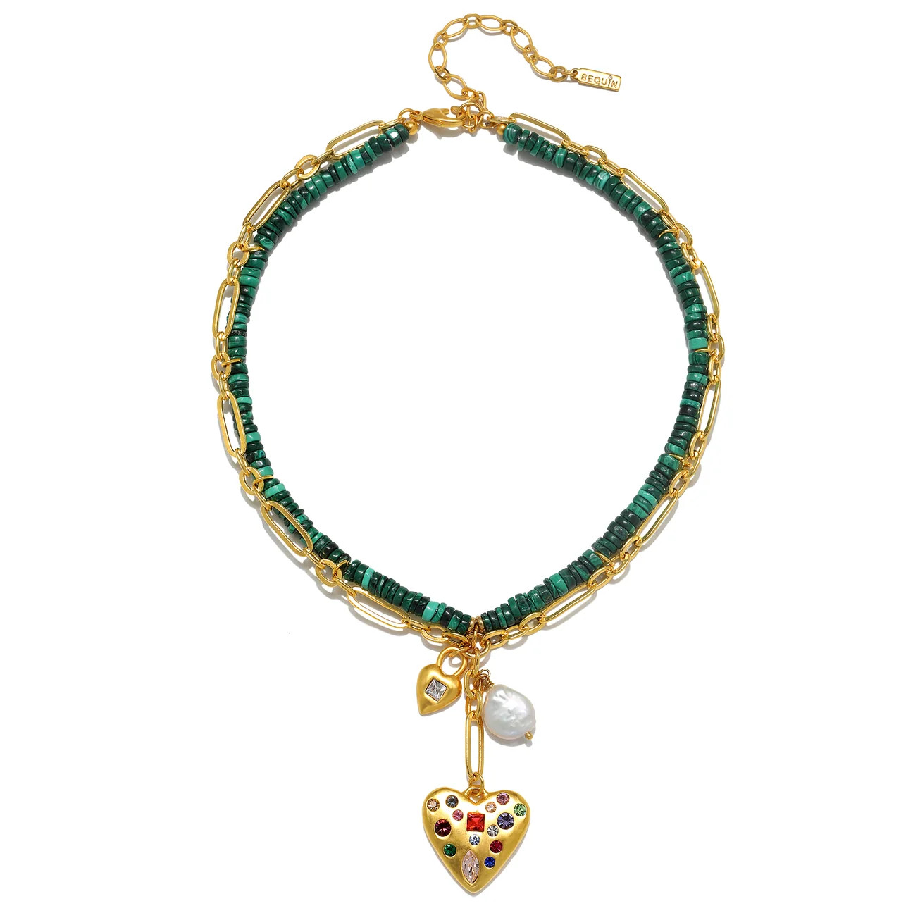 Lucie Charm Necklace | Sequin