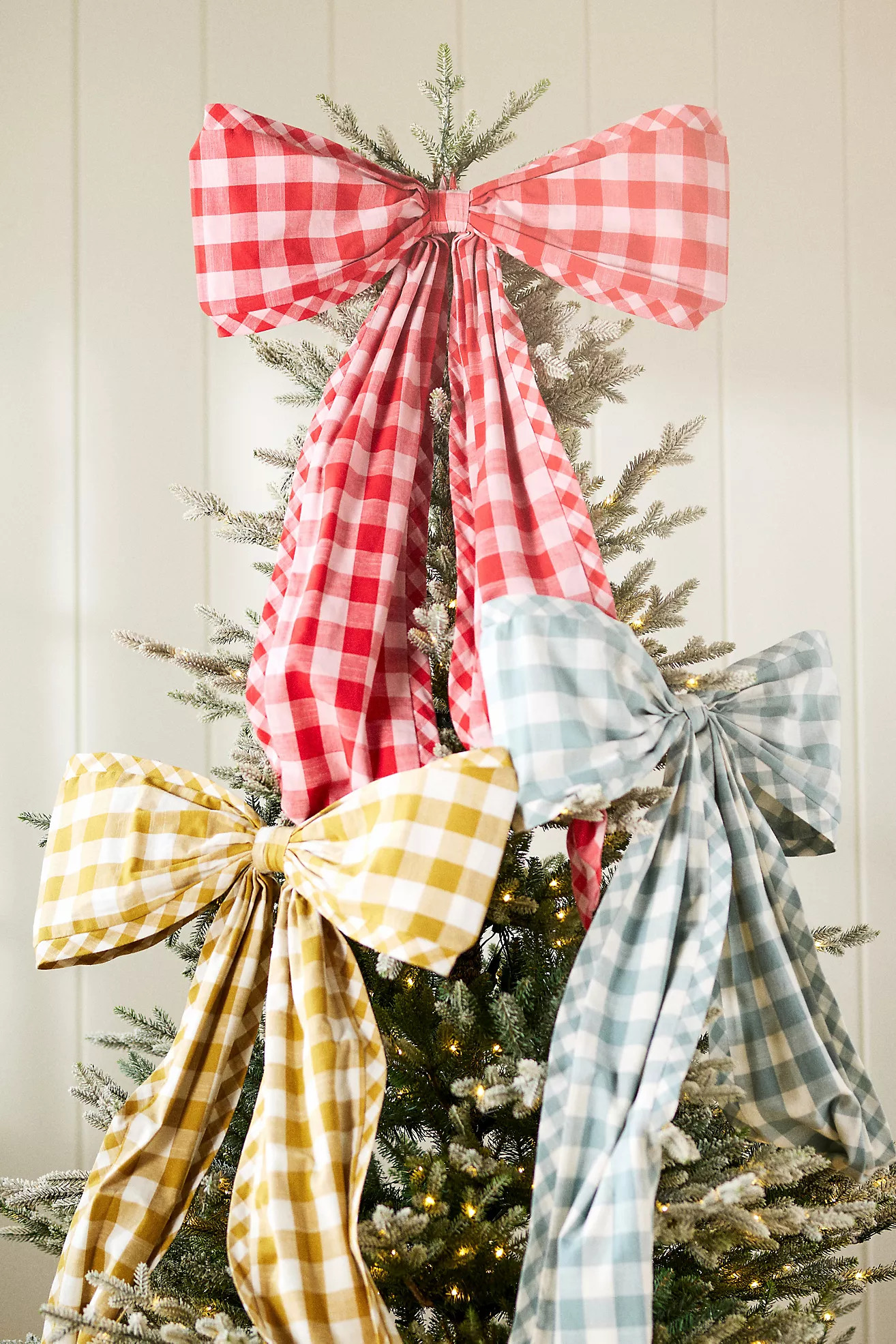 Gingham Bow Tree Topper | Anthropologie (US)
