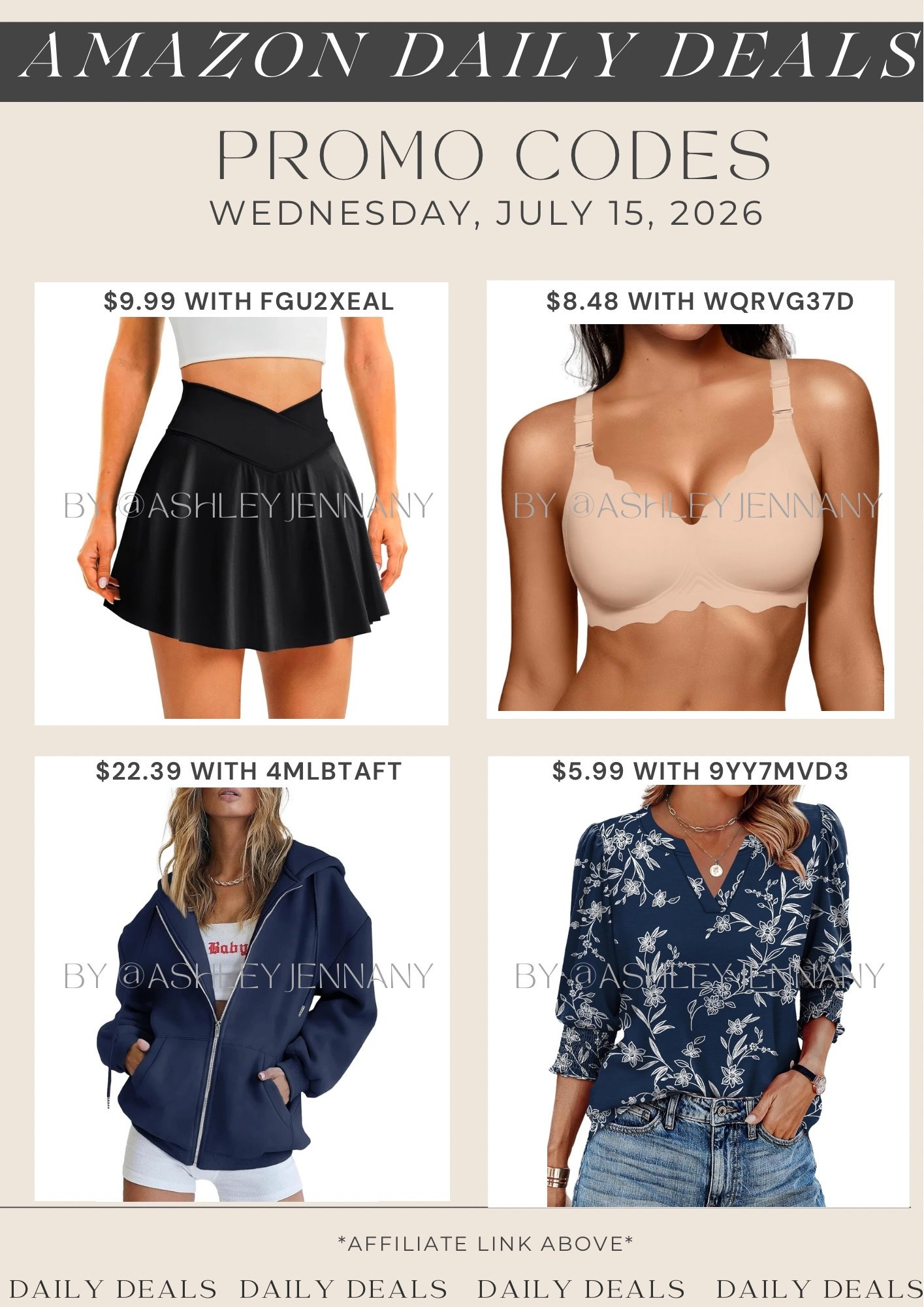Amazon deals

#LTKSaleAlert #LTKMidsize #LTKootd