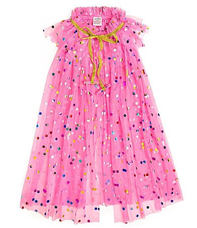 Sweet Wink Raspberry Confetti Dress-Up Cape - One Size | Dillard's