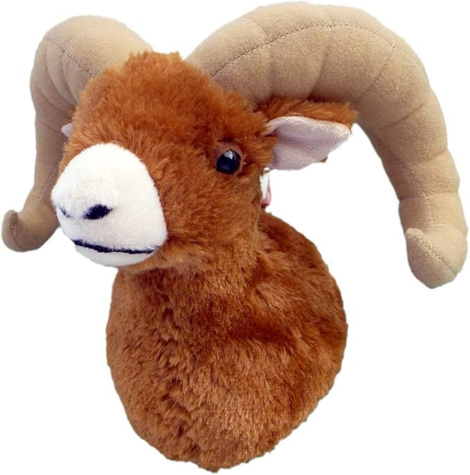 Adore 12" Ram The Bighorn Sheep Plush Stuffed Animal Walltoy Wall Mount | Amazon (US)