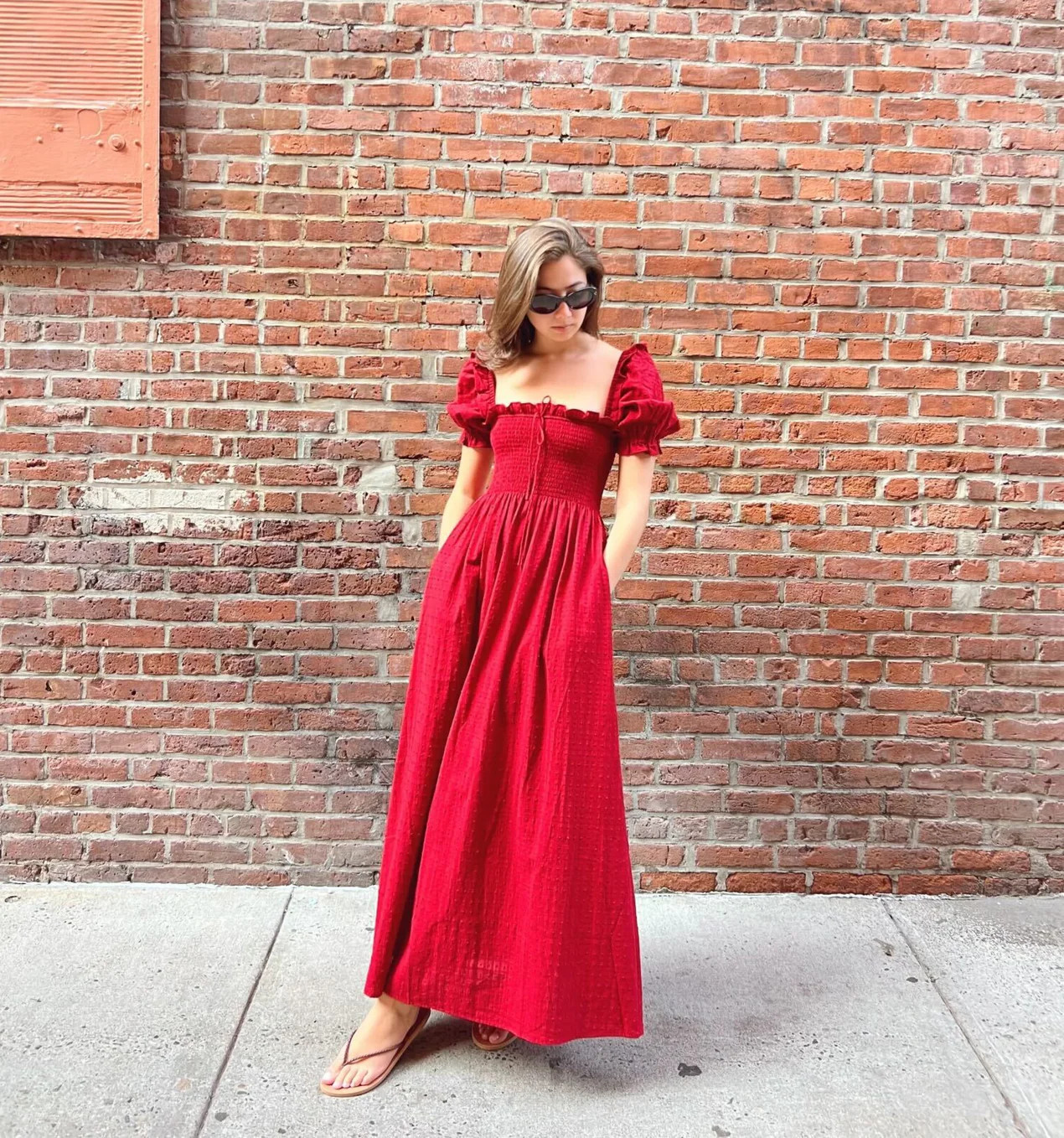 Chili Red Textured Clip Dot | Hill House Home US