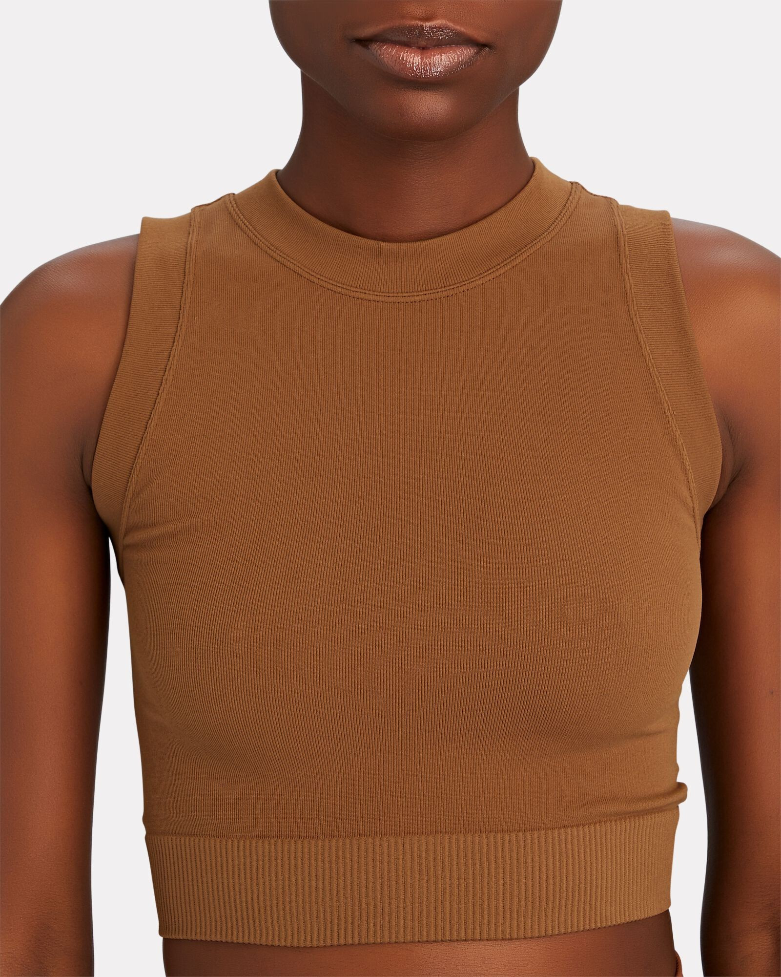 Lucy Seamless Knit Crop Top | INTERMIX