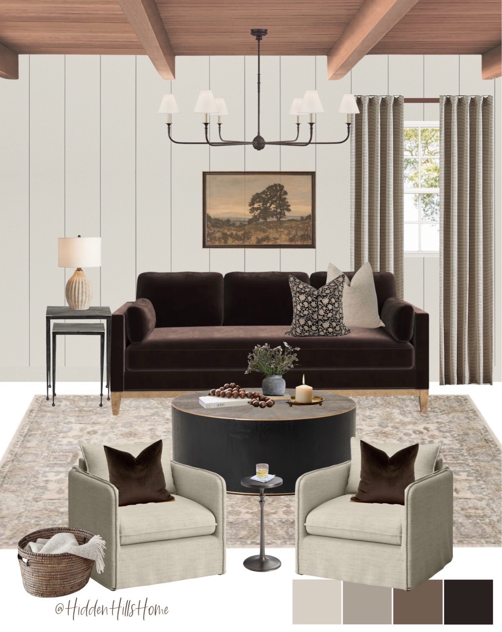 Cozy living room decor, living room mood board, home decor ideas, coffee table, moody living room, family room design #livingroom

#LTKSeasonal #LTKSaleAlert #LTKHome