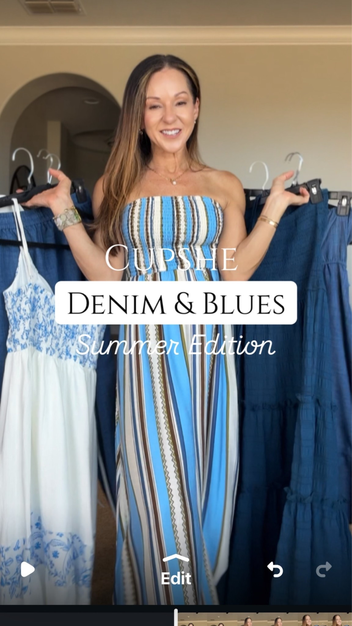 @cupshe denim & blues Tryon 

Use "Holly" for 15% off $70+ and 20% off $135+

For ref: I'm 5'1", 107lbs.
Wearing size XS in everything or small if XS is not available.

** The white shirt is currently sold out

#LTKOver40 #LTKPetite #LTKTravel

https://liketk.it/6iAAt