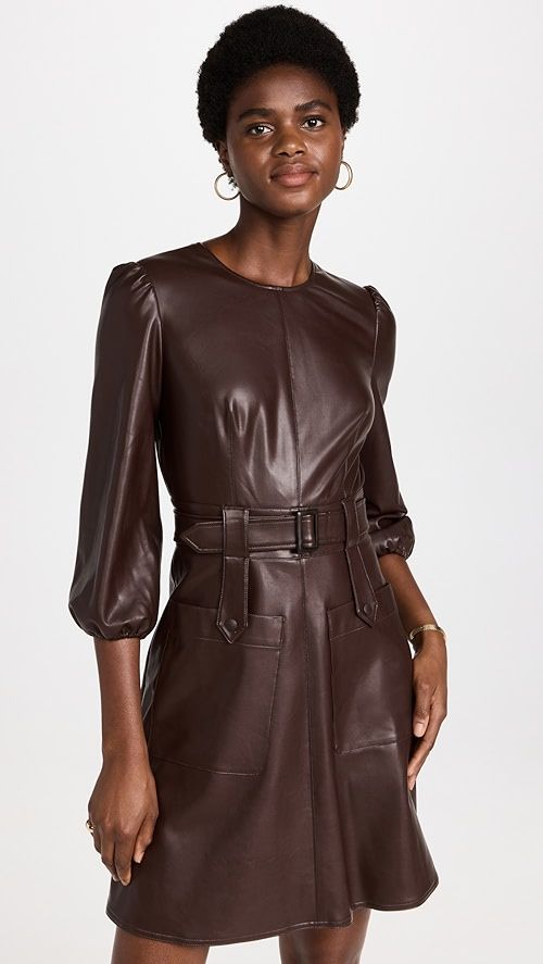 Broome Faux Leather Dress | Shopbop