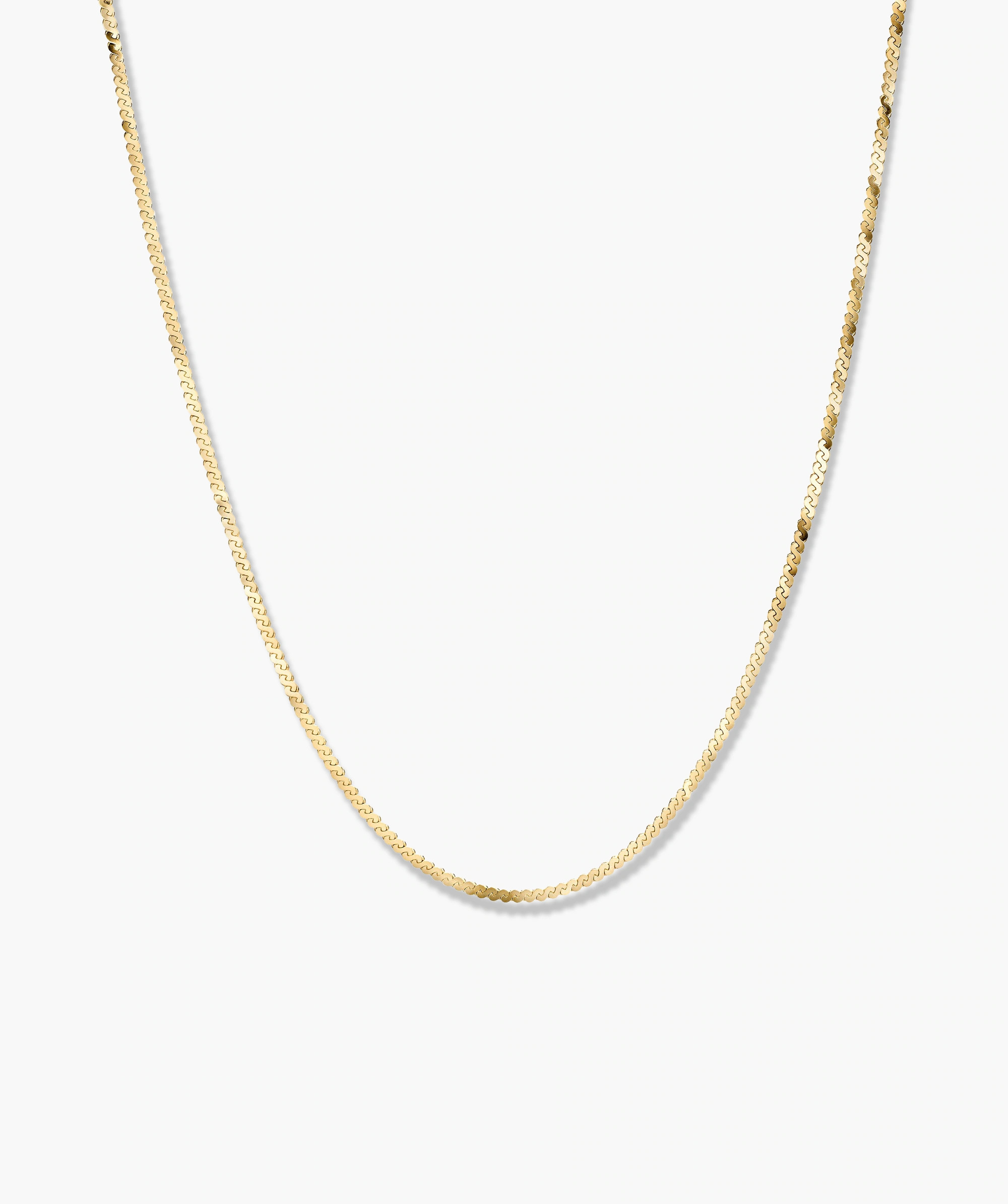 Serpentine Chain Necklace | Mejuri Fine Crew