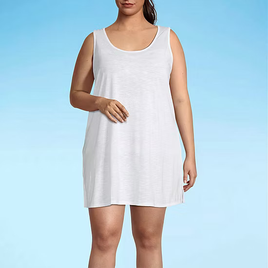 new!Decree Womens Dress Swimsuit Cover-Up Juniors Plus | JCPenney