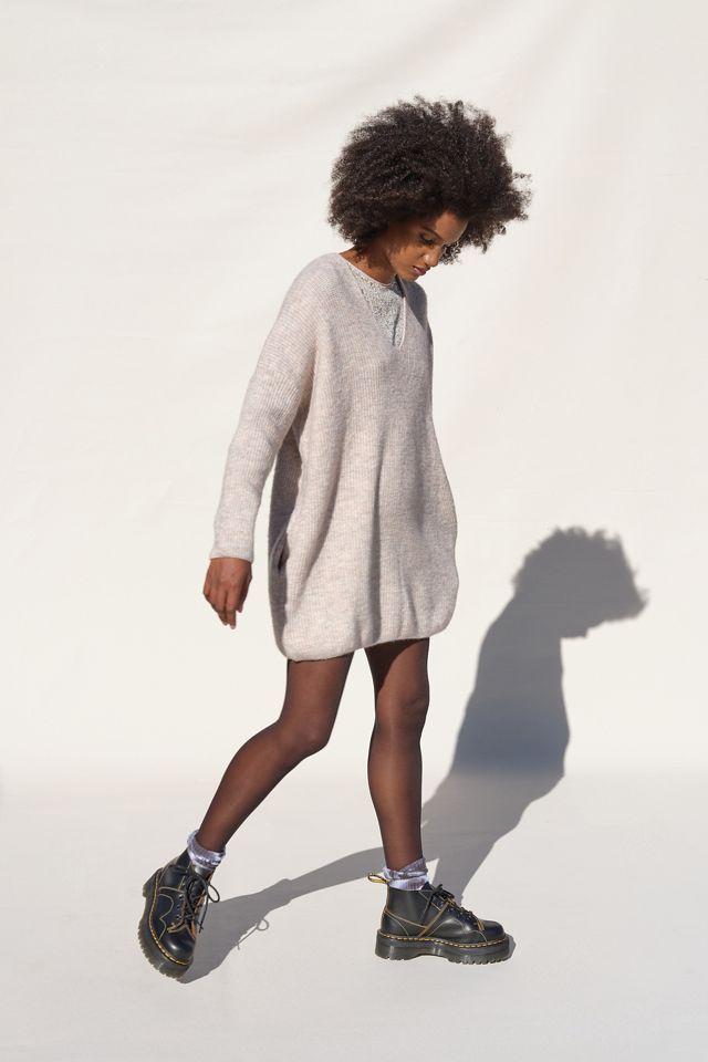 UO Margaret Long Sleeve Sweater Dress | Urban Outfitters (US and RoW)