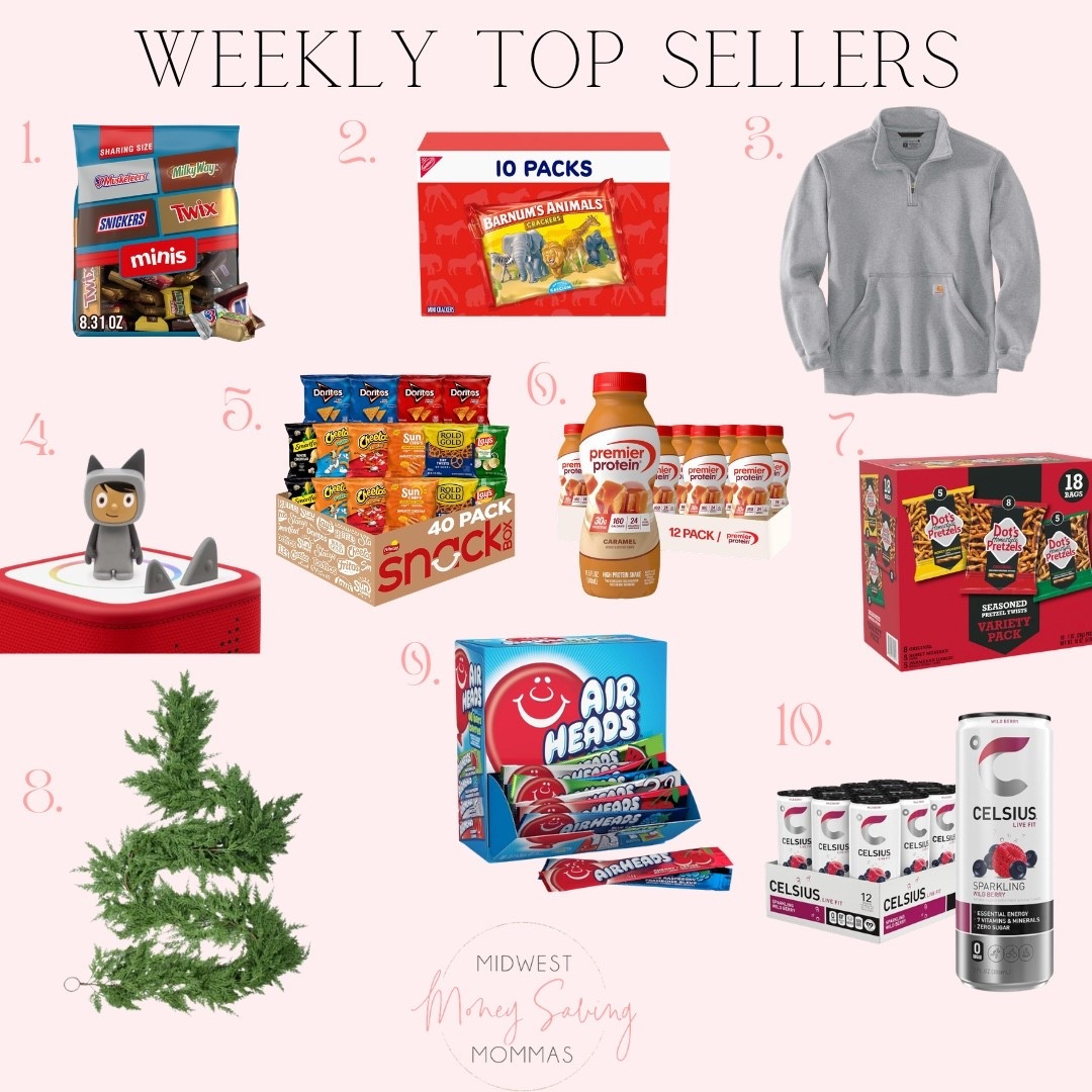 Weekly top sellers

Snacks toys protein shakes Christmas garland energy drinks sweatshirt