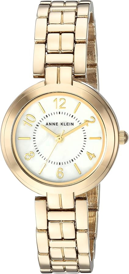 Anne Klein Women's Gold-Tone Bracelet Watch (AK/3070MPGB) | Amazon (US)