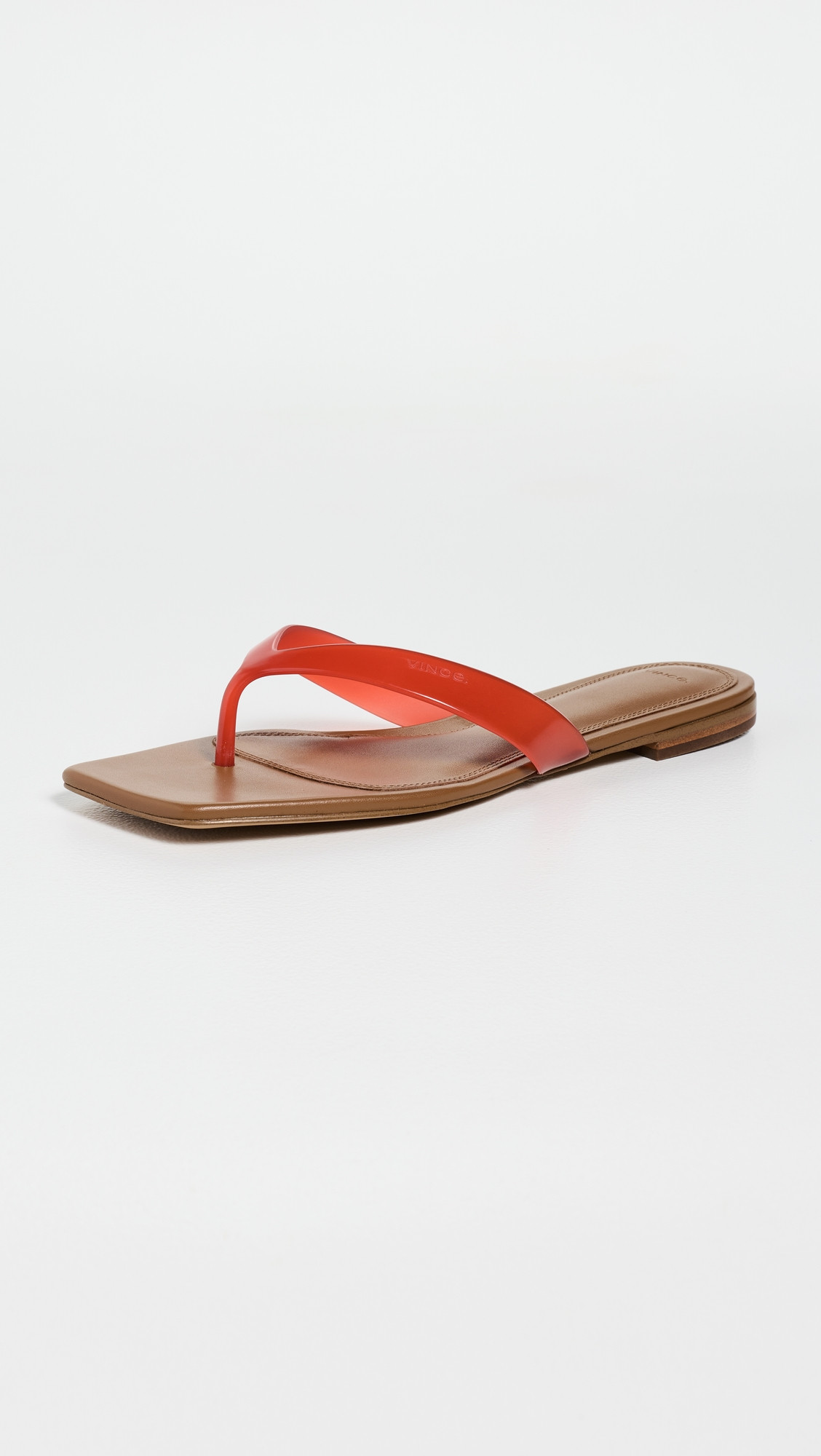 Vince San Juan Thong Sandals Tomato Red 11 | Shopbop
