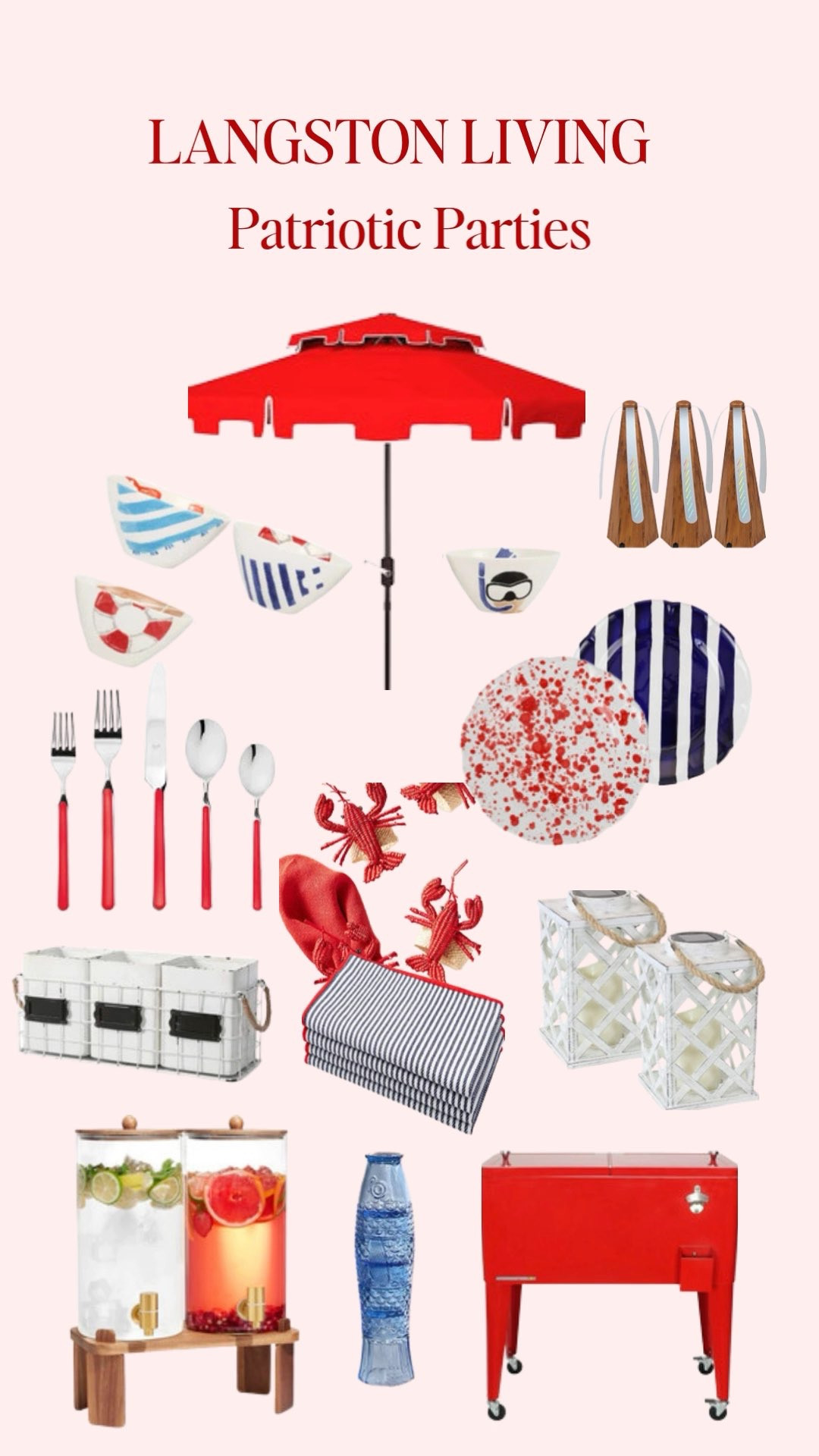 Patriotic parties made easy – from backyard BBQs to star-spangled tablescapes. Tap to shop.


#LTKhome #LTKsummer #Patrioticparty  

 #LTKHome #LTKSwim #LTKFamily