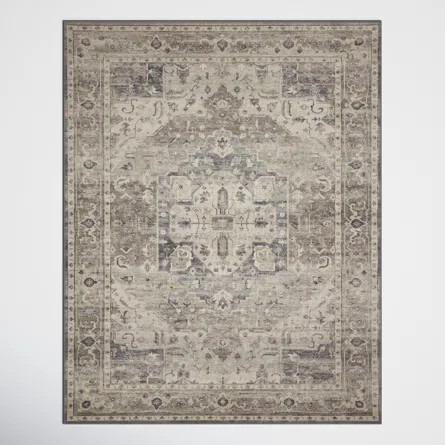 Joss & Main Vega Oriental Steel/Ivory Area Rug | Wayfair | Wayfair North America