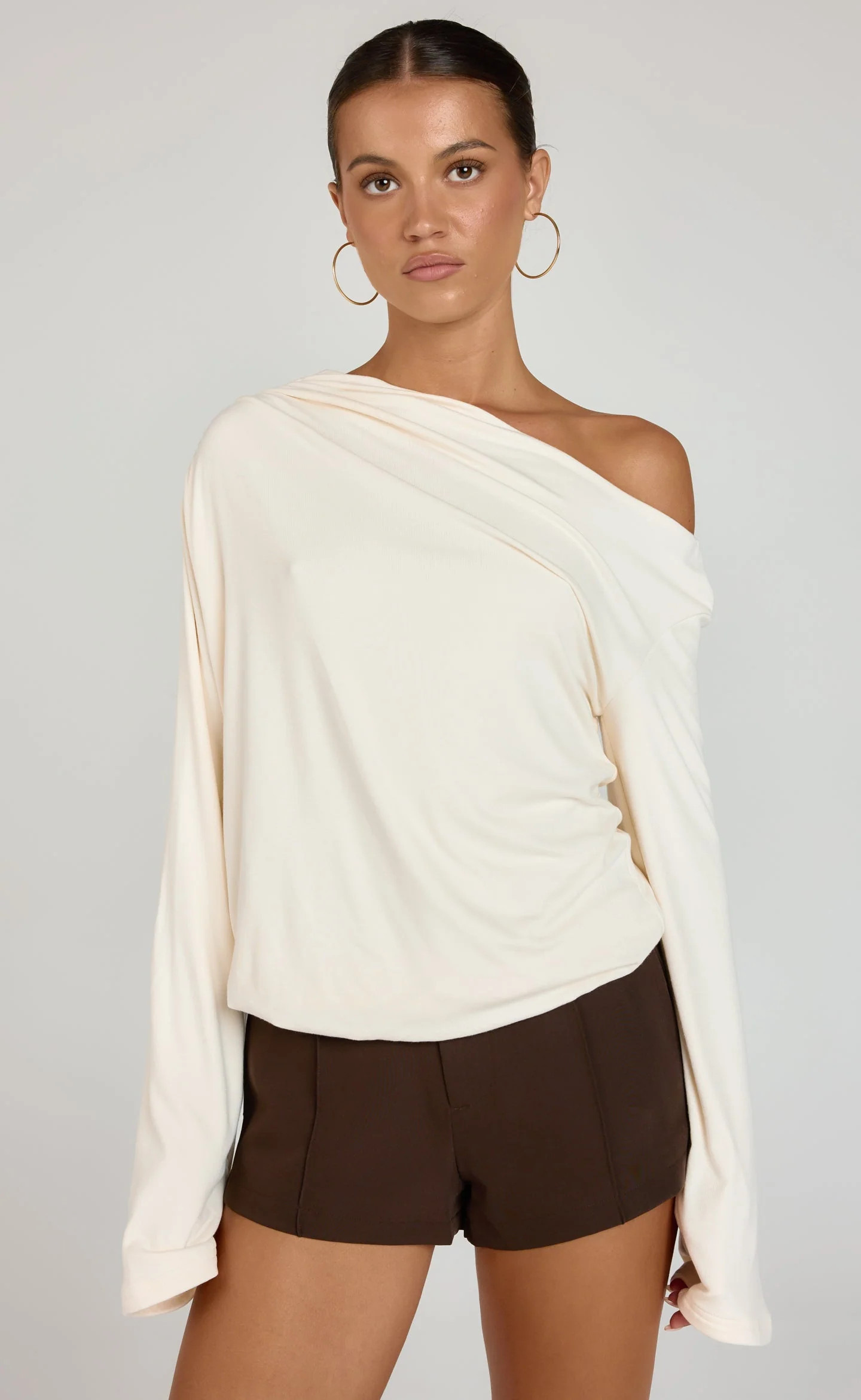 Embry Long Sleeve (Oat) | Charcoal Clothing US
