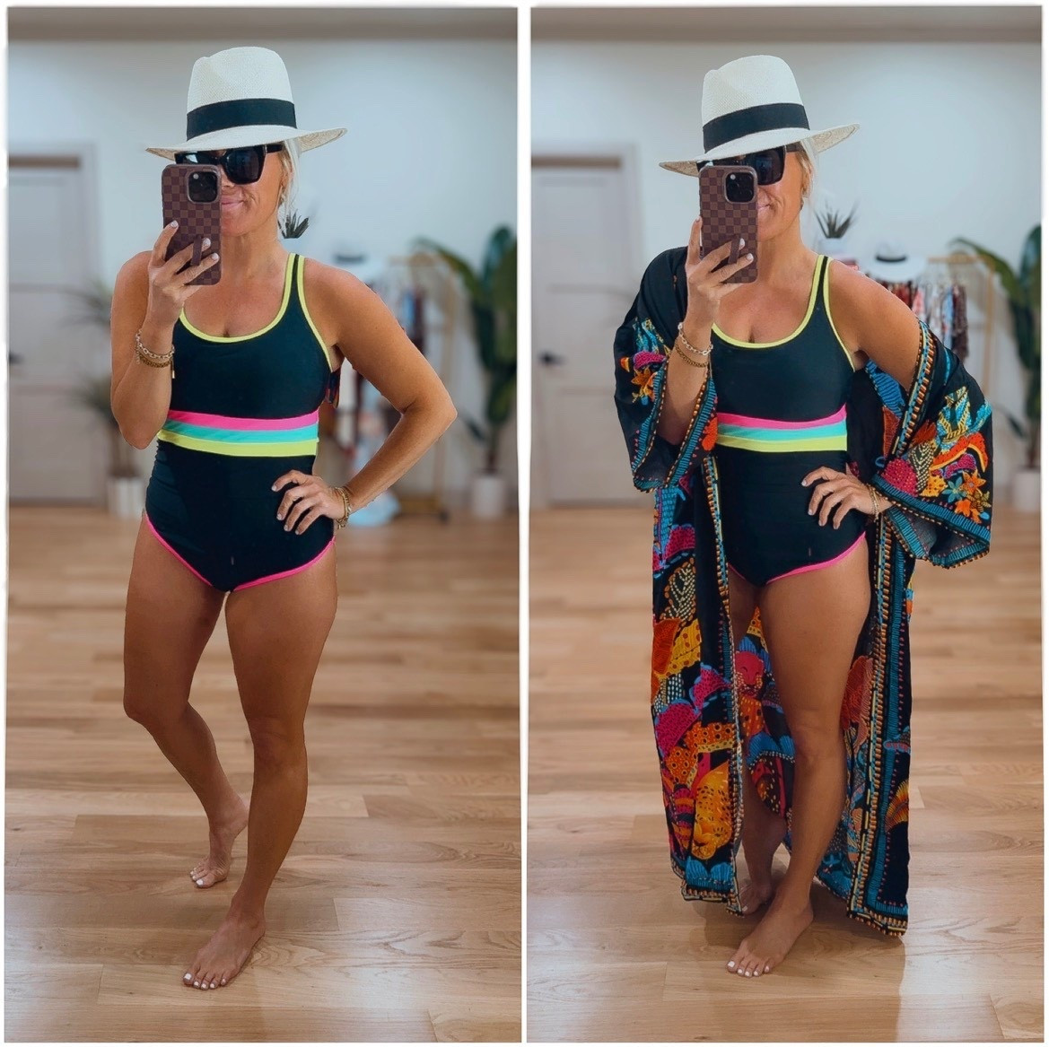 Love the fit of this swimsuit - medium And this kimono is amazing

#LTKFindsUnder50 

#LTKSeasonal #LTKootd