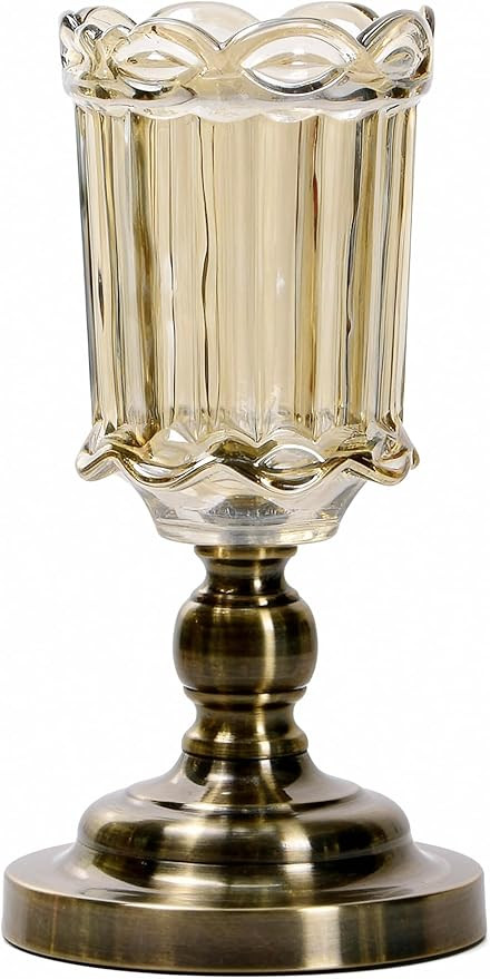 Vintage Antique Victorian Bronze Flower Vase, English Cottage French Country Old Money Nancy Meye... | Amazon (US)