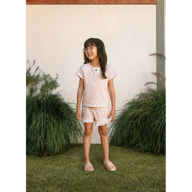 easy-peasy Toddler Girl Ruffle Knit Short, Sizes 18M-5T | Walmart (US)