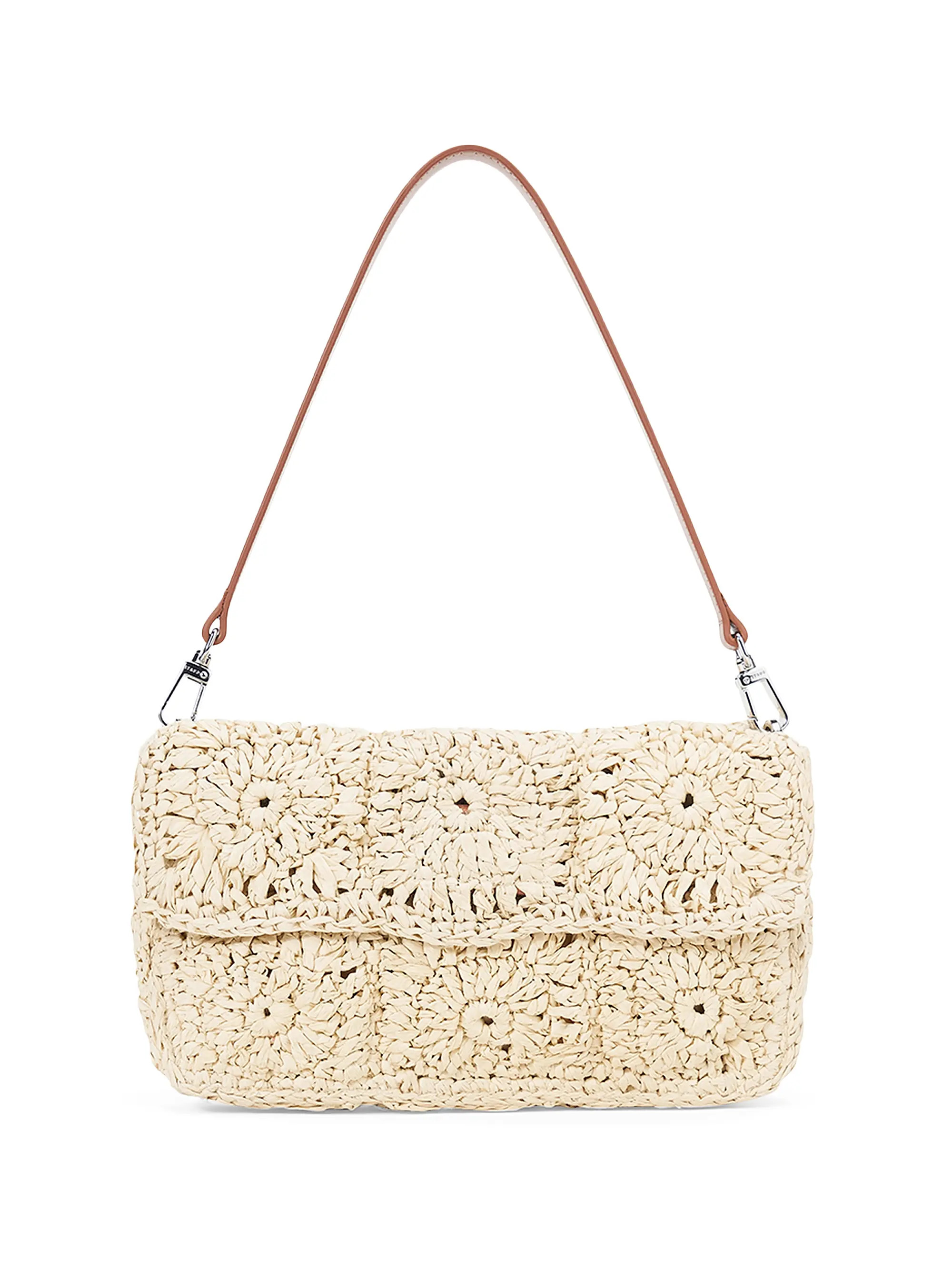 Timmy Crochet Raffia Shoulder Bag | Saks Fifth Avenue