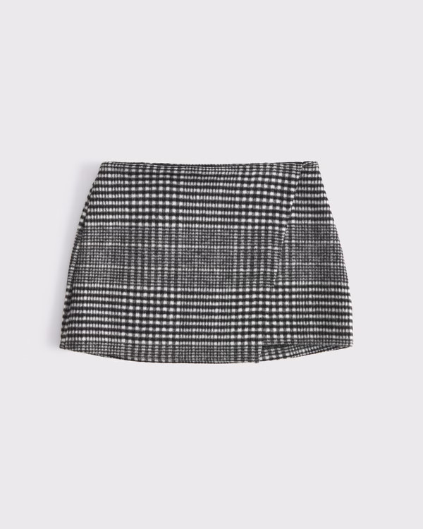 Mid Rise Wrap Skort | Abercrombie & Fitch (US)