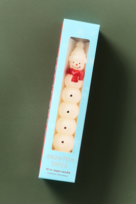 Snowman Taper | Anthropologie (US)