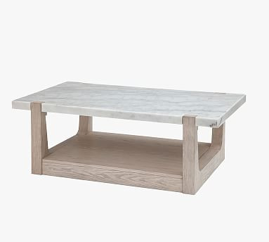 Jack 50" Marble Coffee Table | Pottery Barn (US)