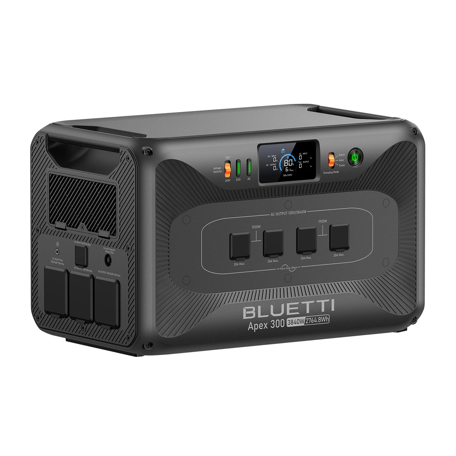 BLUETTI 3840W Output 2764Wh Power Station LiFePO4 Battery Generator for Home Backup | APEX300-LWSUSMP | Lowe's