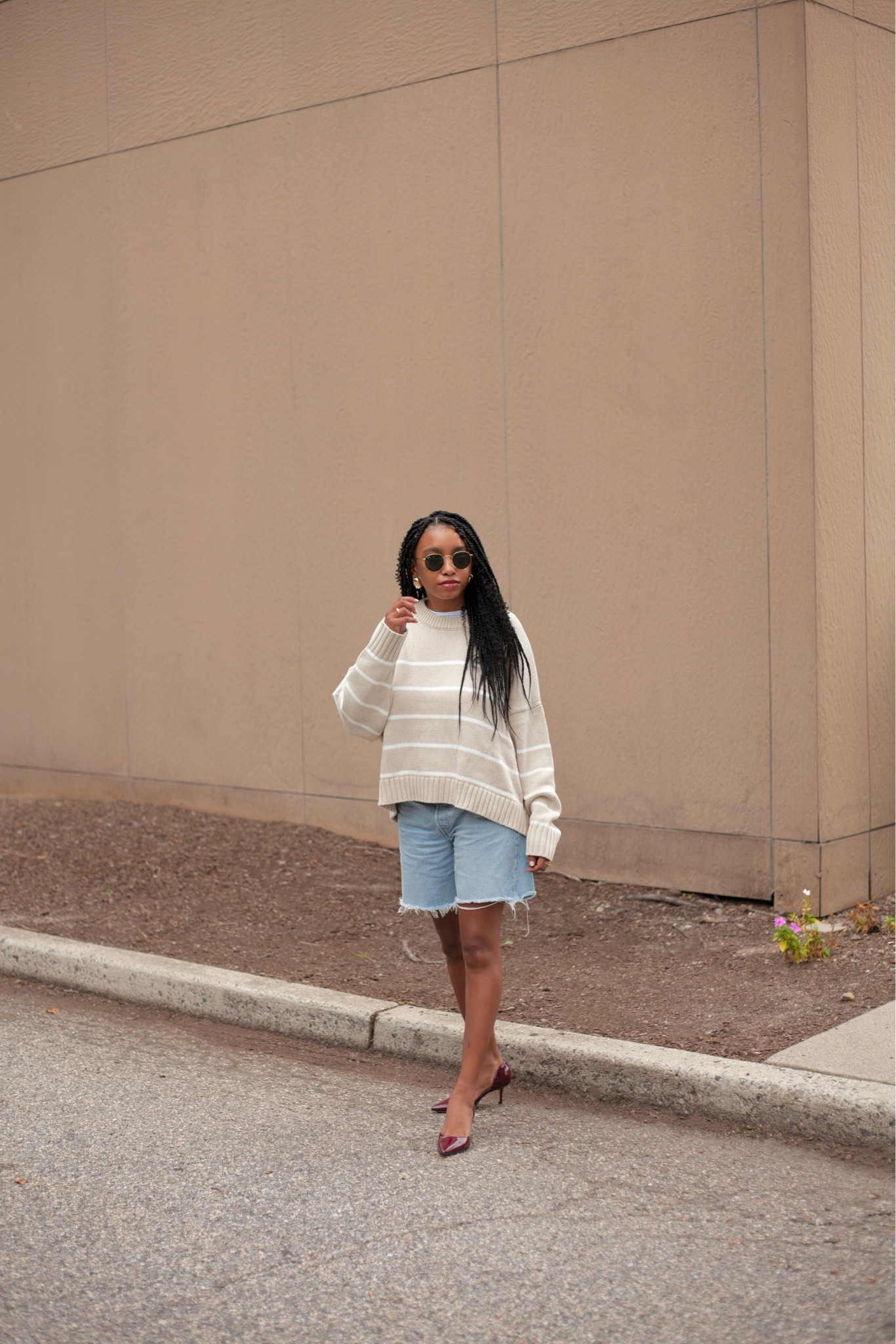 Sweater: size XL
Shorts: size 28 (sized up 3 sizes)



#LTKStyleTip #LTKSeasonal #LTKFindsUnder100