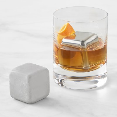 Williams Sonoma Whiskey Cube, Set of 2, Stainless-Steel | Williams-Sonoma