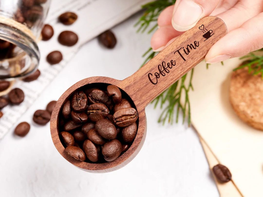Handmade Coffee Bean Spoonmultipurpose Morning Coffee - Etsy | Etsy (US)