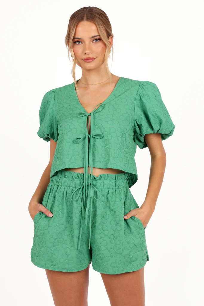 Hanna Short Set - Green | Petal & Pup (US)